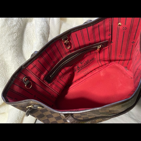 Louis Vutton Neverfull PM in Damier Ebene Canvas - Picture 7 of 7